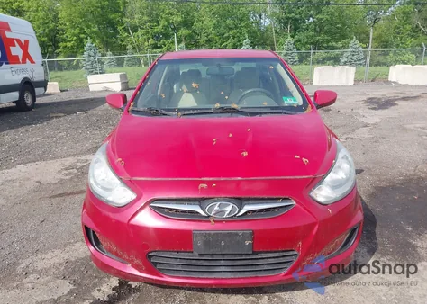 2012 Hyundai Accent Gls из США, поврежденный, VIN KMHCT4AEXCU108155